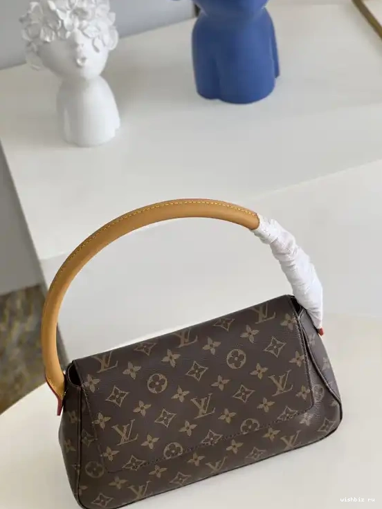 WIS looping bag-24x21x9cm Vuitton Louis 0624